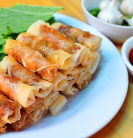 Chả ram tôm đất Quảng Nam