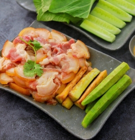 Heo rừng nướng mọi