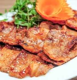 Gù bò nướng