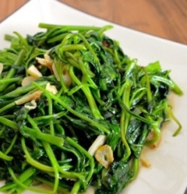Rau muống xào tỏi