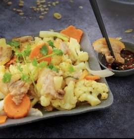 Bông cải xào heo rừng