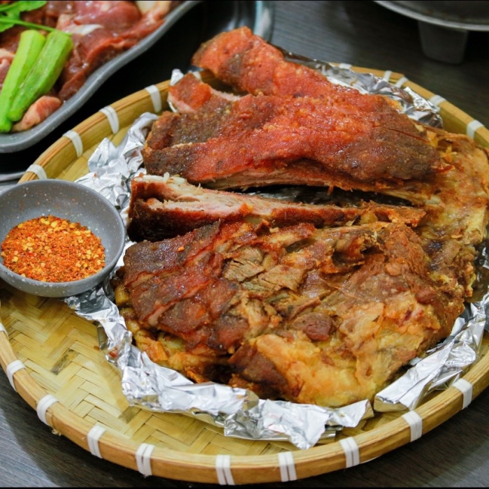 Bẹ sườn cừu nướng giấy bạc Mông Cổ (0,5kg)