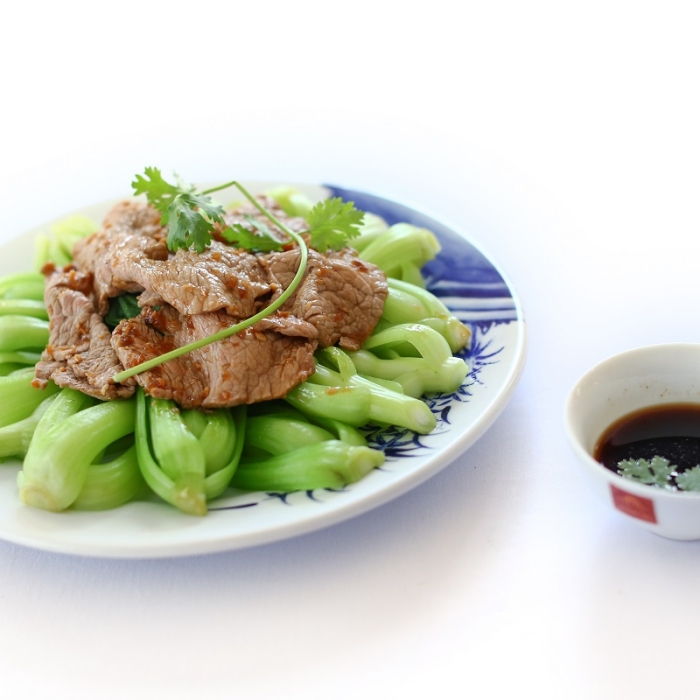 Cải thìa xào cừu