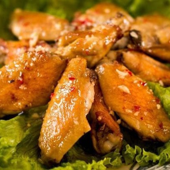 Cách gà chiên mắm/bơ
