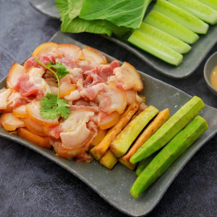 Heo rừng nướng mọi