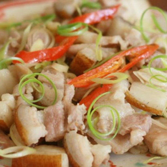 Heo rừng hấp gừng sả