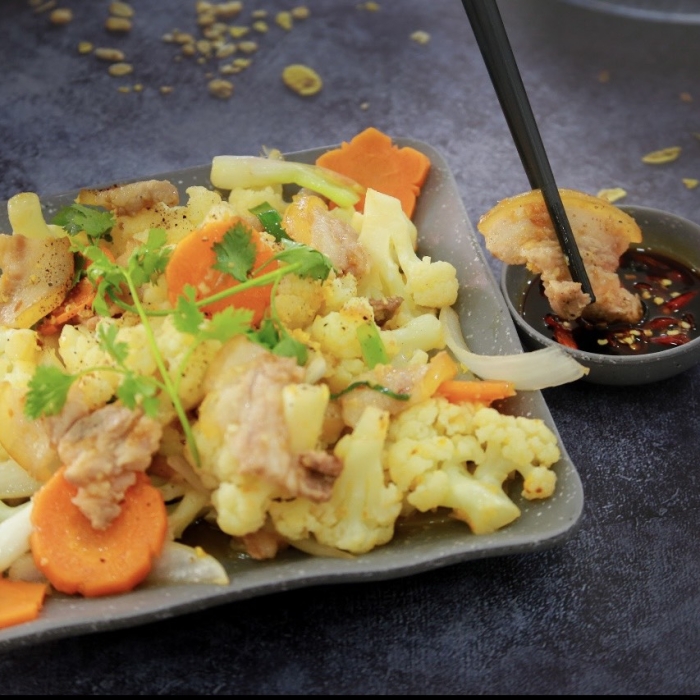 Bông cải xào heo rừng